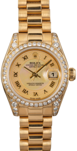 Lady Rolex President 179158 Yellow gold