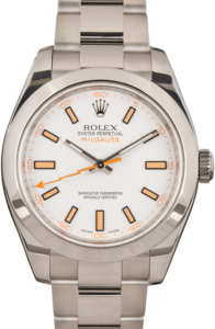 Rolex Milgauss 116400 White Dial