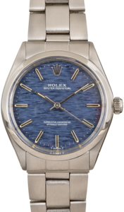 Rolex Oyster Perpetual 1002 Blue Dial