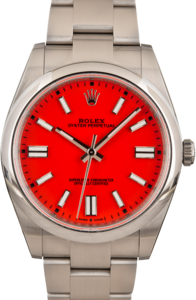 Rolex Oyster Perpetual 124300 Red Dial