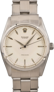 Rolex Oyster Perpetual 6424 Silver Dial