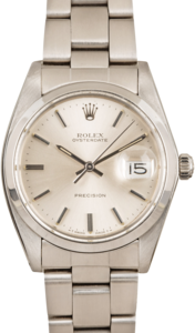 Pre-Owned Rolex Oysterdate 6694 Silver Dial