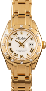 Ladies Rolex Pearlmaster 80318 Diamond