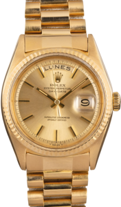 Rolex President 1803 Champagne 'Pie Pan' Dial