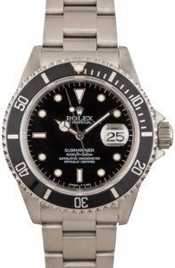 Used Rolex Submariner 16610 Black