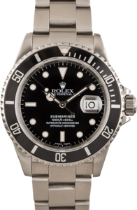 Mens Rolex Submariner 16610 Stainless Steel