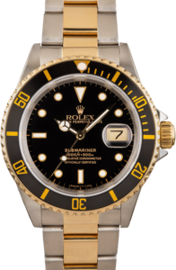 Used Rolex Submariner 16613 Black Dial