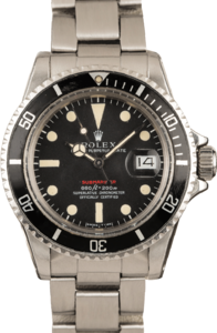 Vintage Rolex Red Submariner 1680 Feet First Dial