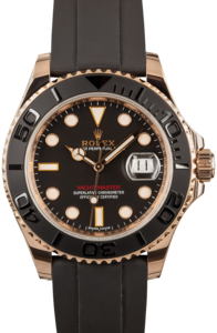 Rolex Yacht-Master 116655 Black Oysterflex Band