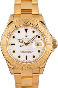 Rolex Yachtmaster Yellow Gold 16628 White Dial
