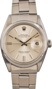 Rolex Date 1500 Silver