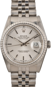 Rolex Datejust 16220 Engine Turned Bezel