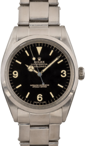 Vintage Rolex Explorer 1016 Black Arabic Dial