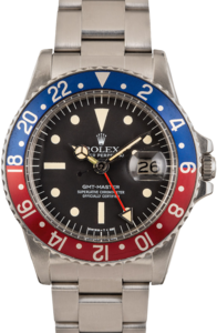 Vintage Rolex GMT-Master 1675 Stainless Steel Oyster