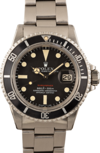 Vintage Rolex Submariner 1680 Red