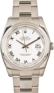 Rolex Datejust 116200 White Dial