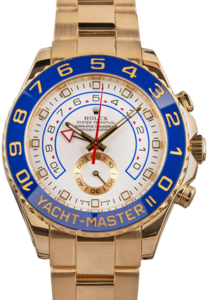 Rolex Yacht-Master II Ref 116688 Yellow Gold White Dial