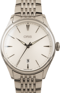 Oris Artelier Date Silver