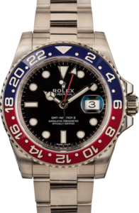 Rolex GMT- Master II Ref 116719 White Gold Oyster Pepsi