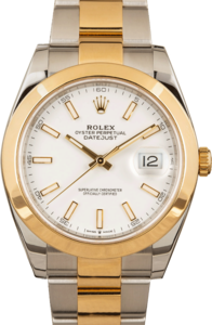 Rolex Datejust 41 Ref 126303 White Dial