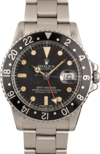 Vintage Rolex GMT-Master 1675 Black Bezel