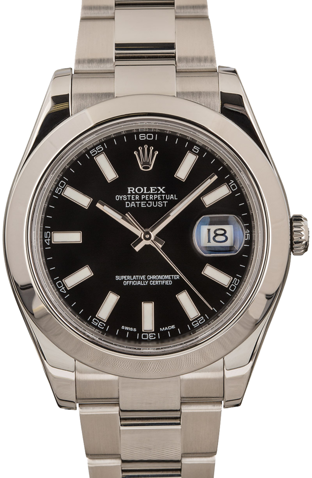 Datejust Rolex 116300 Black 41MM